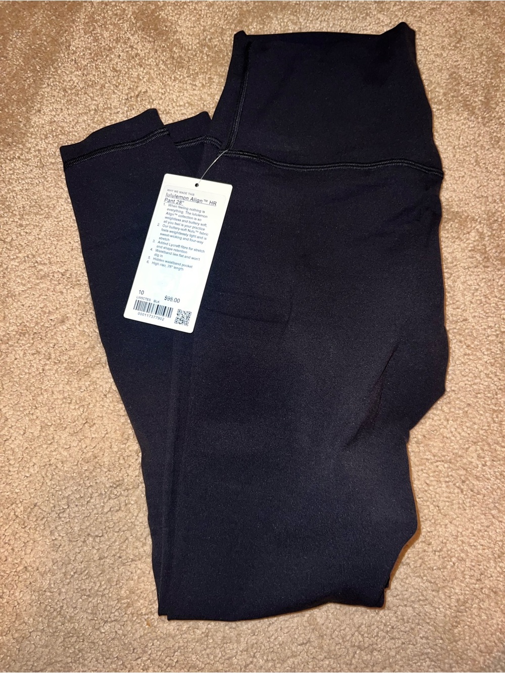 Lululemon Black High-Waist Leggings